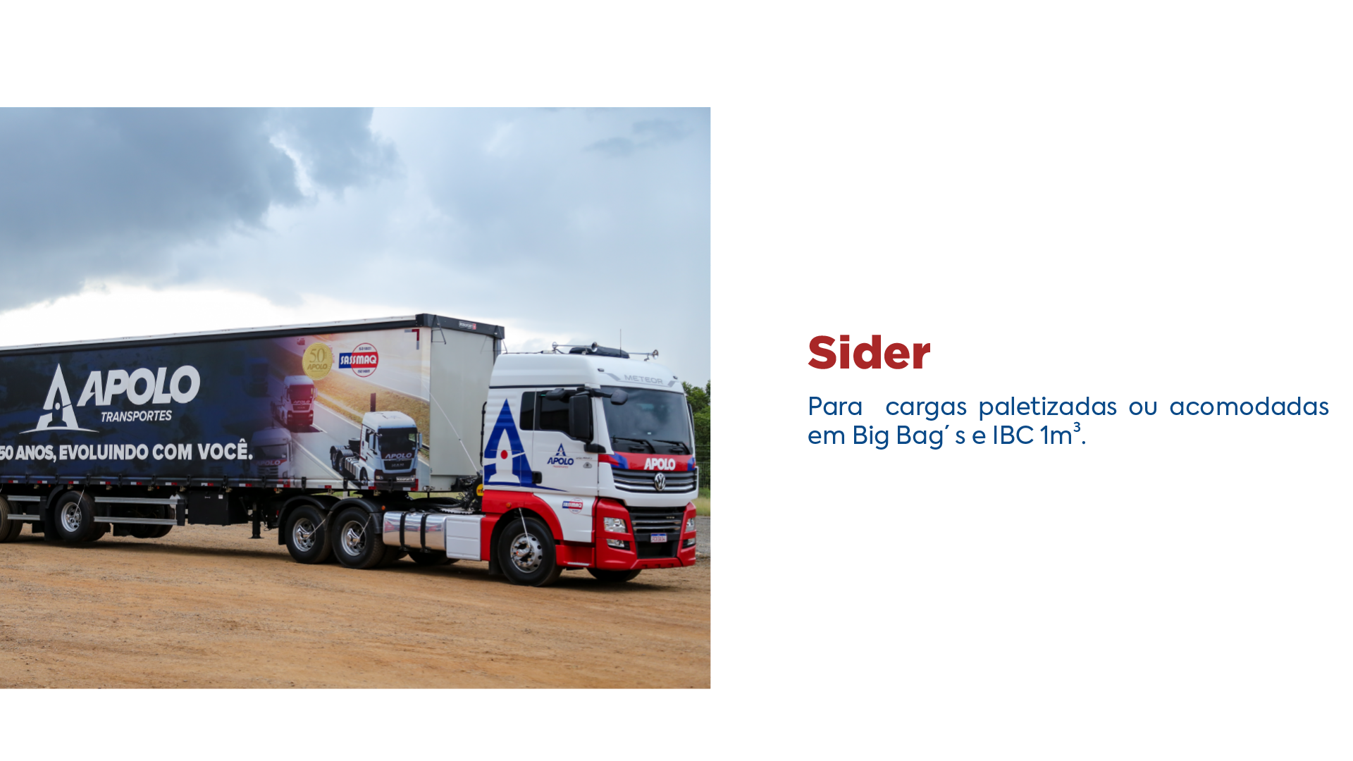 FROTA APOLO TRANSPORTES - SIDER