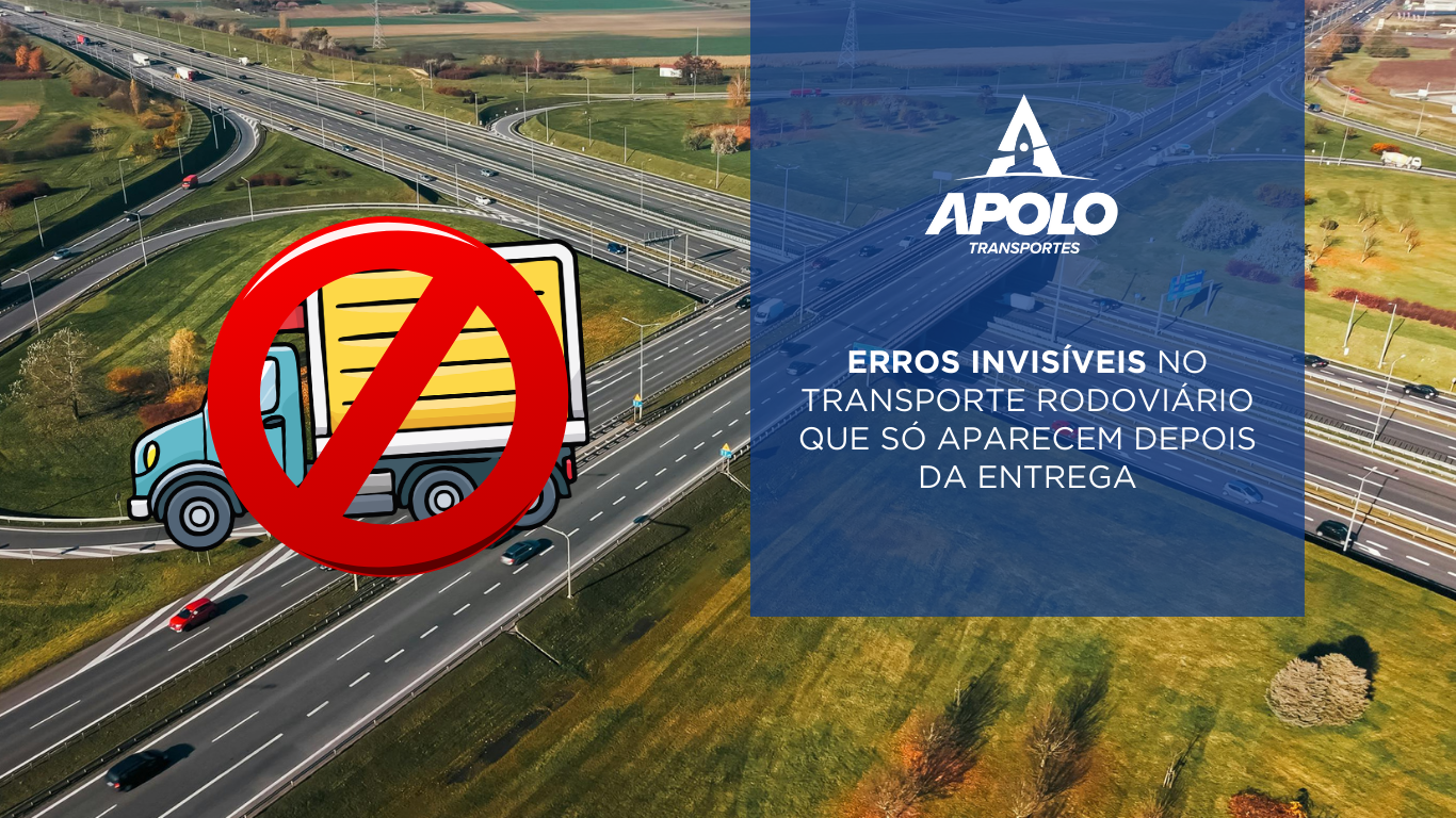 Erros no transporte rodoviário